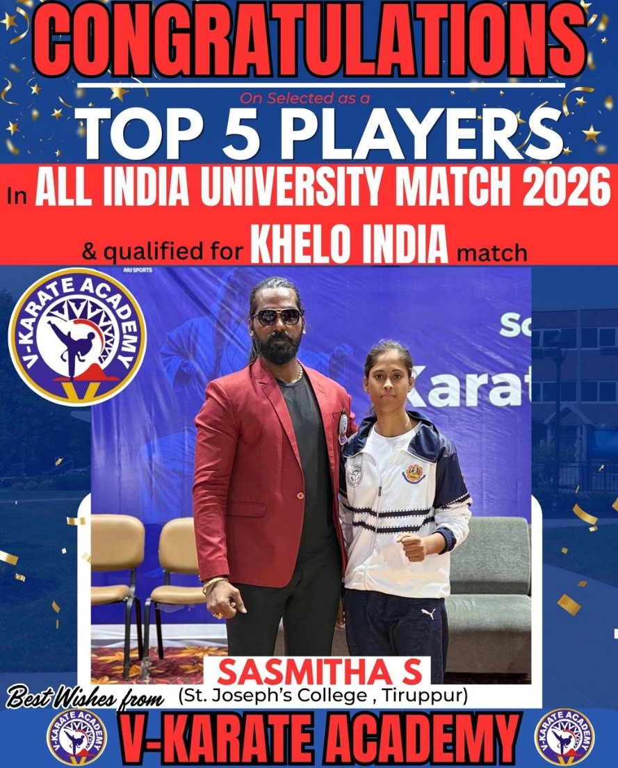 Bharathiar University Inter-Collegiate Taekwondo Tournament 2023–2024 — sports photograph